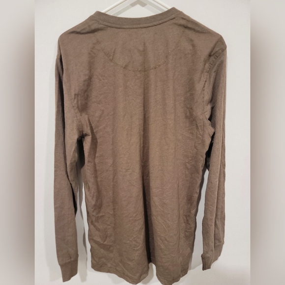 Weatherproof VINTANGE Henley long sleeve| Brown Color | Size L| NWT - Picture 2 of 6